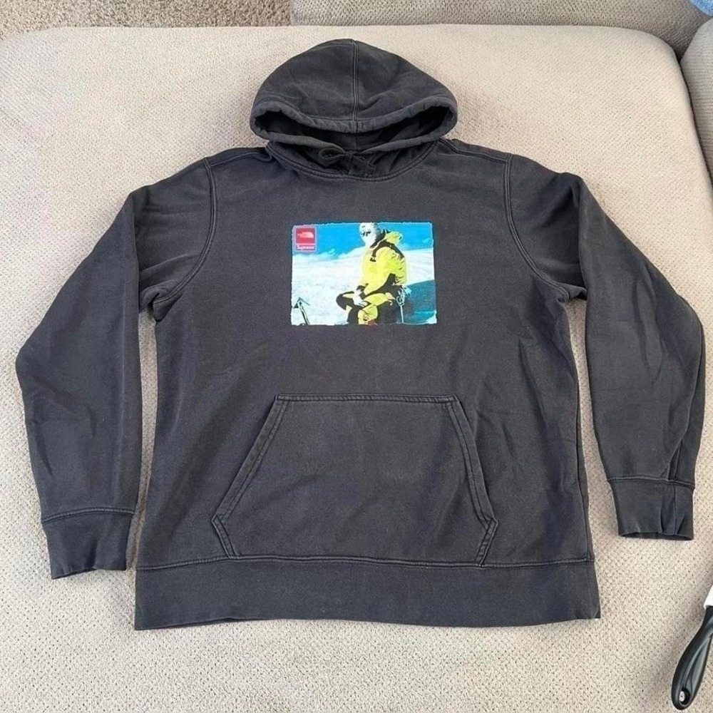 The north face X supreme sweatshirt